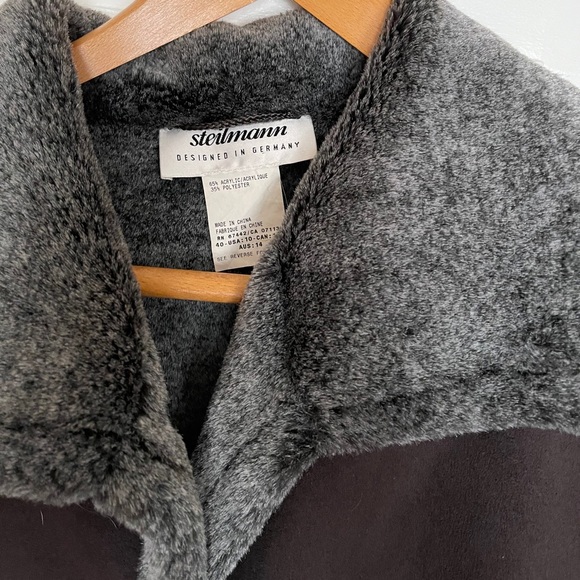 Faux sheepskin ladies coat - Picture 2 of 2